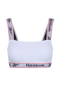 Reebok - Biustonosz Sportowy Damski Krystal. Kolor: biały. Styl: sportowy