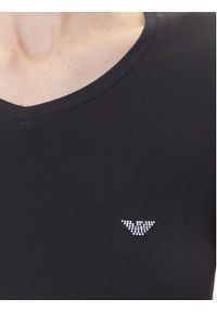 Emporio Armani Underwear T-Shirt EW000409 AF10889 UC001 Czarny Regular Fit. Kolor: czarny. Materiał: wiskoza #3