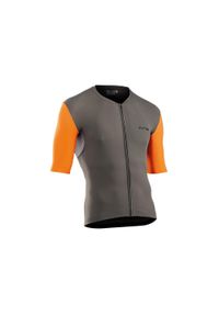 Koszulka rowerowa męskie NORTHWAVE EXTREME JERSEY SHORT SLEEVE. Kolor: pomarańczowy. Materiał: jersey