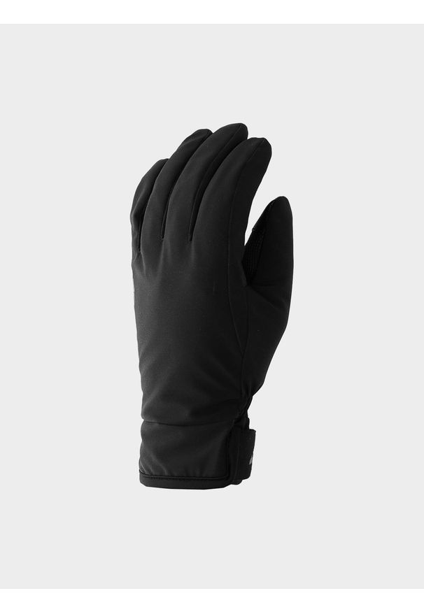 4f - 4F Rękawiczki dzianinowe uniseks - szare XS. Kolor: szary. Materiał: dzianina. Wzór: jednolity. Sezon: zima, jesień. Styl: casual