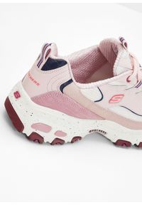 bonprix - Sneakersy chunky Skechers. Kolor: różowy #3