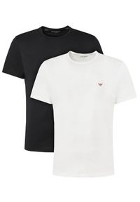 Emporio Armani Underwear Komplet 2 t-shirtów EM000391 AF10800 MC079 Kolorowy Regular Fit. Materiał: bawełna. Wzór: kolorowy