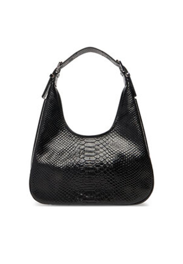 MICHAEL Michael Kors Torebka Nolita 30T5SY5H1E Czarny. Kolor: czarny. Materiał: skórzane