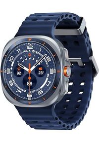 SAMSUNG - Samsung Galaxy Watch Ultra 3,81 cm (1.5") AMOLED 47 mm Cyfrowy 480 x 480 px Ekran dotykowy 4G Szary, Tytan Wi-Fi GPS. Rodzaj zegarka: cyfrowe. Kolor: szary