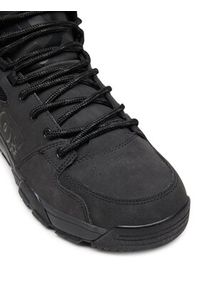 DC Sneakersy Versatile Hi Wr ADYB100019-3BK Czarny. Kolor: czarny. Materiał: skóra