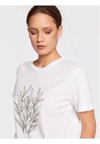 Moss Copenhagen T-Shirt Chliv 16781 Biały Regular Fit. Kolor: biały. Materiał: bawełna