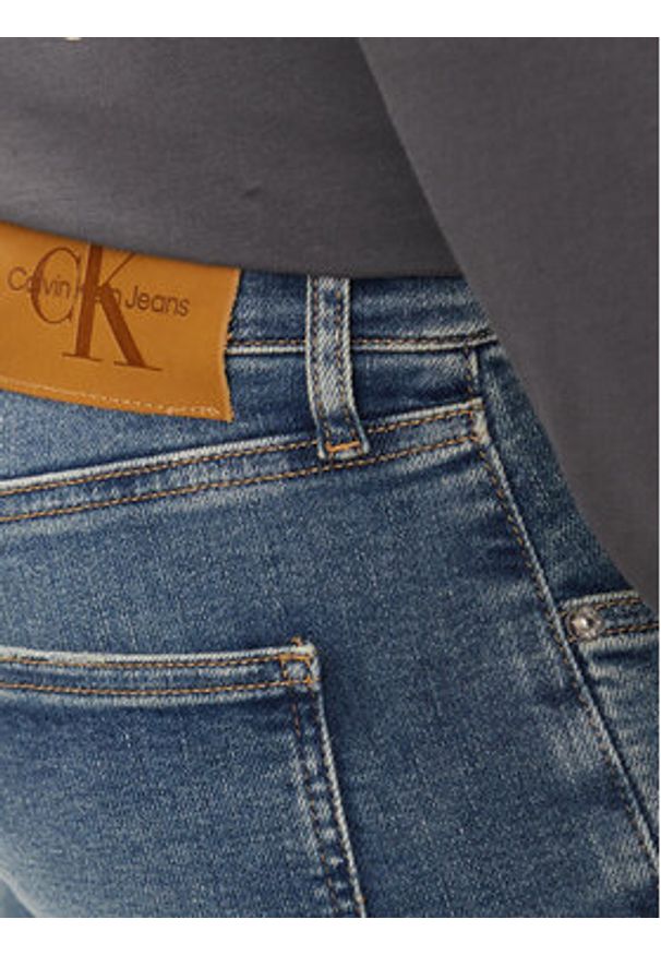 Calvin Klein Jeans Jeansy J30J325974 Niebieski Skinny Fit. Kolor: niebieski