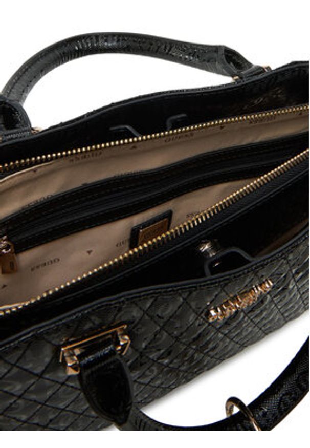 Guess Torebka HWGG96 26060 Czarny. Kolor: czarny. Materiał: skórzane