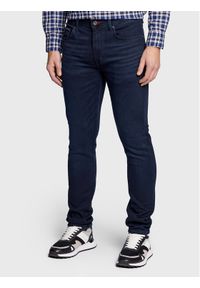 TOMMY HILFIGER - Tommy Hilfiger Jeansy MW0MW29620 Granatowy Slim Fit. Kolor: niebieski