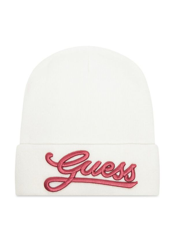 Guess Czapka AW5400 POL01 Écru. Materiał: wiskoza
