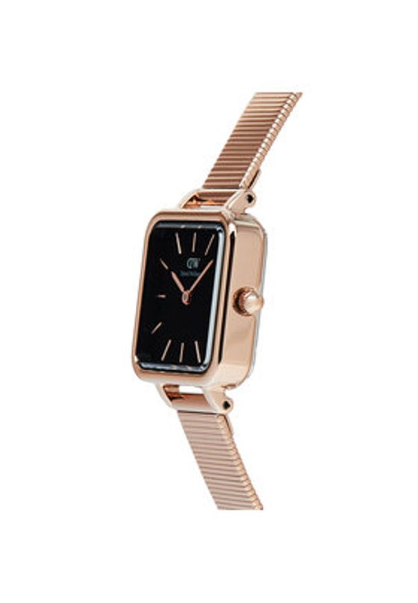 Daniel Wellington Zegarek Quadro Studio DW00100518 Złoty. Kolor: złoty