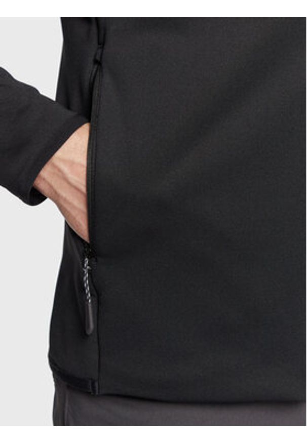 Jack Wolfskin Bluza Baiselberg 1710541 Czarny Regular Fit. Kolor: czarny. Materiał: syntetyk