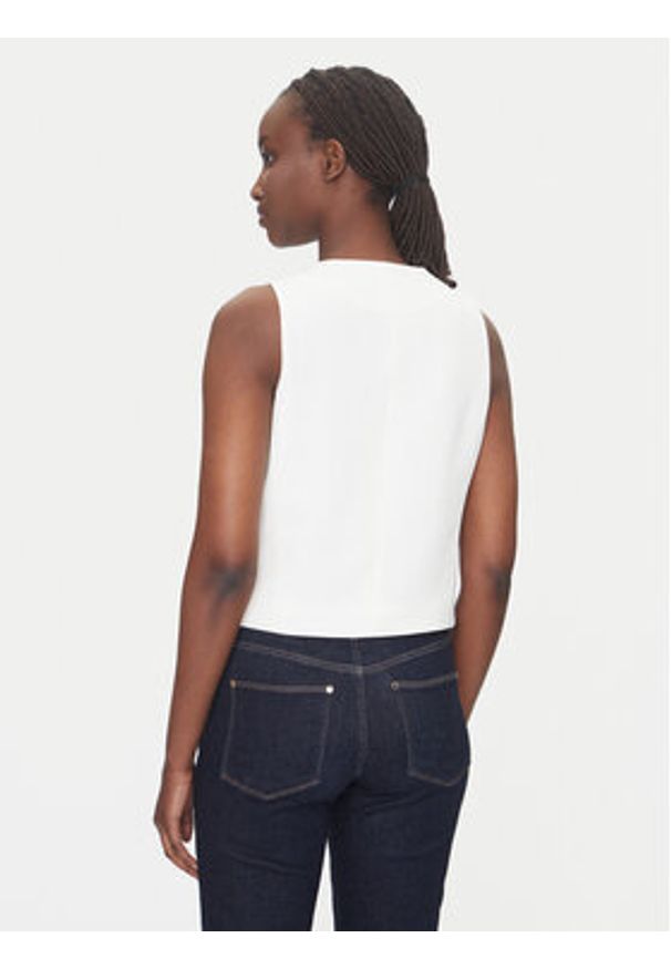 Morgan Kamizelka 242-ONFLEU Biały Regular Fit. Kolor: biały. Materiał: syntetyk