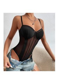 Intica - Body usztywniane z szerokimi ramiączkami modelujące sylwetkę Cicilia. Kolor: różowy. Materiał: materiał #5