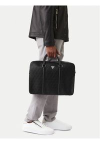 Guess Torba na laptopa HMTOTE P6169 Czarny. Kolor: czarny. Materiał: skóra #1