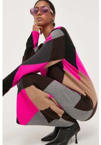 Liviana Conti sukienka wełniana midi prosta. Materiał: wełna. Długość rękawa: długi rękaw. Typ sukienki: proste. Styl: klasyczny. Długość: midi #1