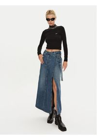 Miss Sixty Bluzka 6L3SJ3810000 Czarny Regular Fit. Kolor: czarny. Materiał: lyocell #4