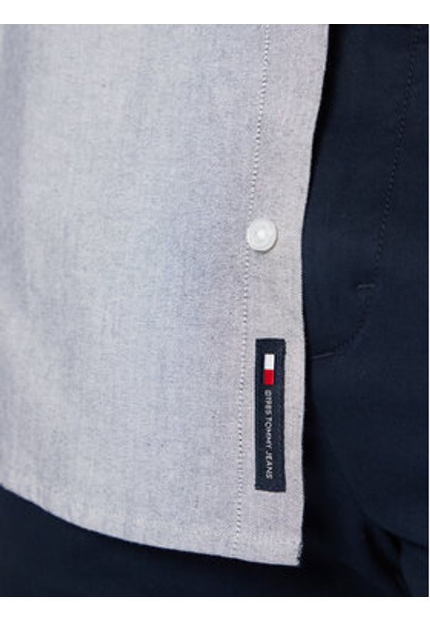 Tommy Jeans Koszula Oxford DM0DM20667 Niebieski Regular Fit. Kolor: niebieski. Materiał: bawełna