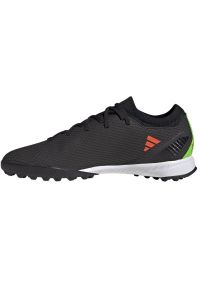 Adidas - Buty adidas X Speedportal.3 Tf M GW8487 czarne czarne. Kolor: czarny. Materiał: materiał. Szerokość cholewki: normalna. Sport: piłka nożna, fitness #4