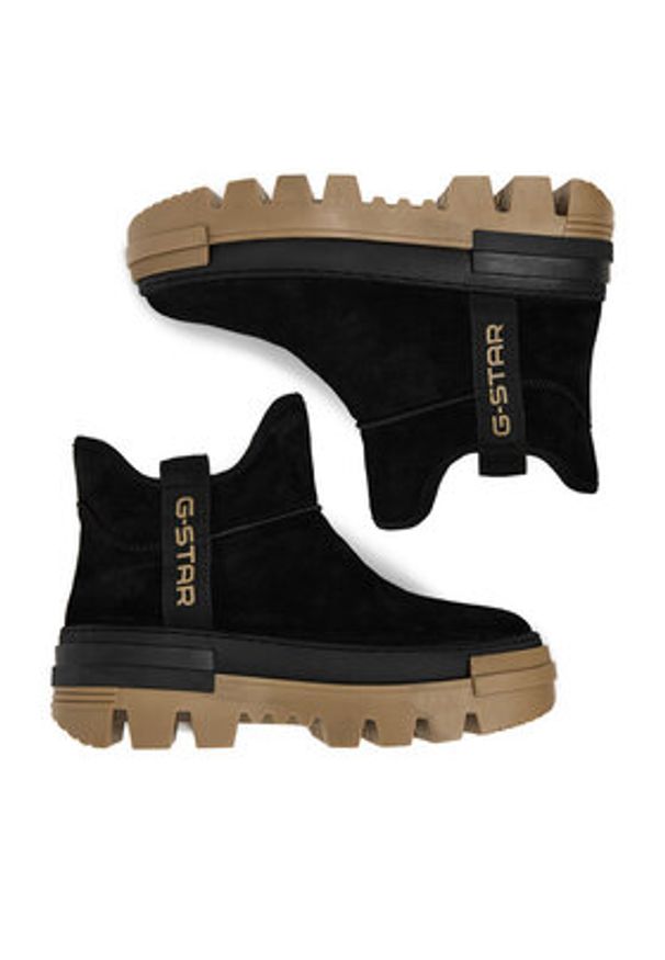 G-Star RAW - G-Star Raw Botki CEO-WI16-PATTRICK-02 Czarny. Kolor: czarny. Materiał: zamsz, skóra