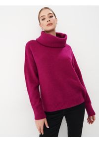 Mohito - Sweter z golfem - Fioletowy. Typ kołnierza: golf. Kolor: fioletowy #2