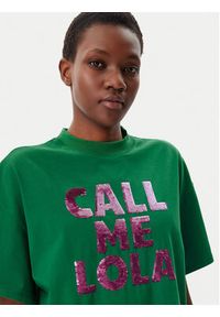 LOLA CASADEMUNT T-Shirt LS2515054 Zielony Relaxed Fit. Kolor: zielony. Materiał: bawełna #2
