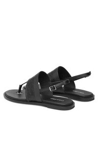 Calvin Klein Sandały Almond Tp Sandal-Hf Mono HW0HW01536 Czarny. Kolor: czarny. Materiał: skóra #6