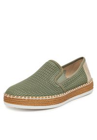 Rieker Espadryle CEO-L7873-52 Zielony. Kolor: zielony. Materiał: materiał #7