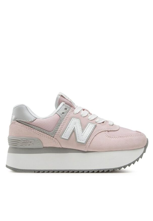 New Balance Sneakersy WL574ZSE Różowy. Kolor: różowy. Materiał: skóra, zamsz. Model: New Balance 574