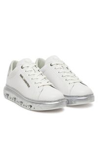 Karl Lagerfeld - KARL LAGERFELD Sneakersy KL64519A Biały. Kolor: biały. Materiał: skóra #4