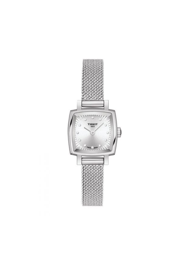 TISSOT RABAT Lovely Square T058.109.11.036.00. Materiał: materiał. Styl: sportowy, klasyczny