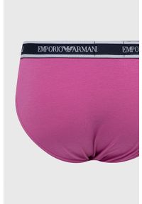 Emporio Armani Underwear Slipy (3-pack) męskie kolor pomarańczowy. Kolor: pomarańczowy