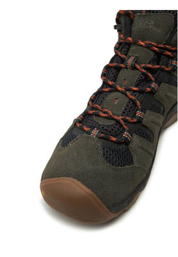 keen - Keen Trekkingi Headout Mid Wp 1028306 Zielony. Kolor: zielony. Materiał: zamsz, skóra. Sport: turystyka piesza