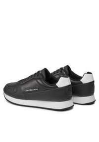 Calvin Klein Jeans Sneakersy Retro Runner Low Lth In Sat YM0YM00863 Czarny. Kolor: czarny. Materiał: skóra #3