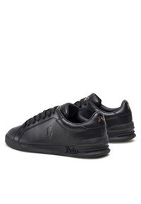 Polo Ralph Lauren Sneakersy Hrt Ct II 809845110001 Czarny. Kolor: czarny. Materiał: skóra