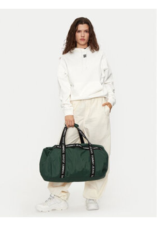 Tommy Jeans Torba weekendowa Tjm Essential Duffle AM0AM11171 Zielony. Kolor: zielony. Materiał: materiał