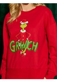 Sinsay - Bluza Grinch - czerwony. Kolor: czerwony