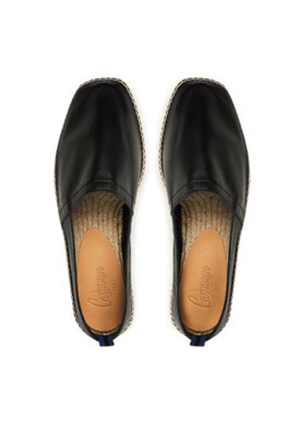 Castañer Espadryle Pablo/104 25729 Czarny. Kolor: czarny. Materiał: skóra