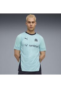 Puma - Męska koszulka treningowa Olympique Marsylia PUMA Safe Lake New Navy Blue. Kolor: niebieski. Sport: piłka nożna