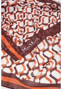 Max Mara Beachwear - Pareo z nadrukiem logo Elfi MAX MARA BEACHWEAR. Wzór: nadruk #2