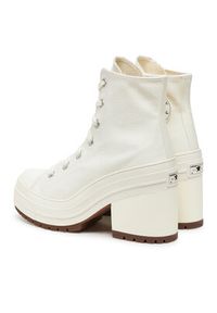 Converse Botki Chuck 70 De Luxe Heel A05348C Écru. Materiał: materiał
