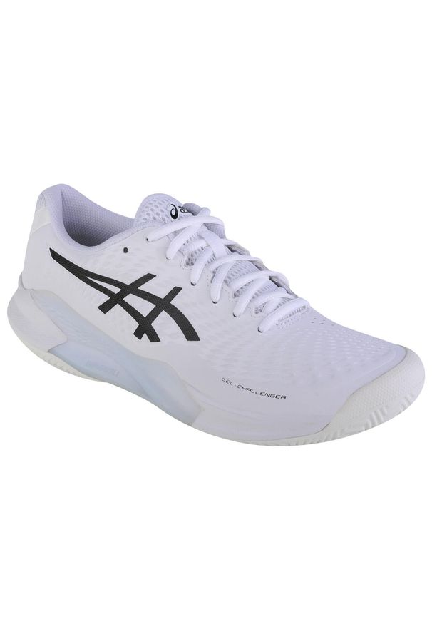 Buty do tenisa męskie Asics Gelchallenger 14 Clay. Zapięcie: sznurówki. Kolor: czarny, biały, wielokolorowy. Materiał: materiał, tkanina, syntetyk. Szerokość cholewki: normalna. Sport: tenis