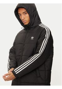 Adidas - adidas Płaszcz zimowy adicolor HZ0684 Czarny Loose Fit. Kolor: czarny. Materiał: syntetyk. Sezon: zima