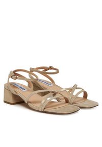 Steve Madden Sandały Gleams SM11003712 Beżowy. Kolor: beżowy. Materiał: zamsz, skóra #6