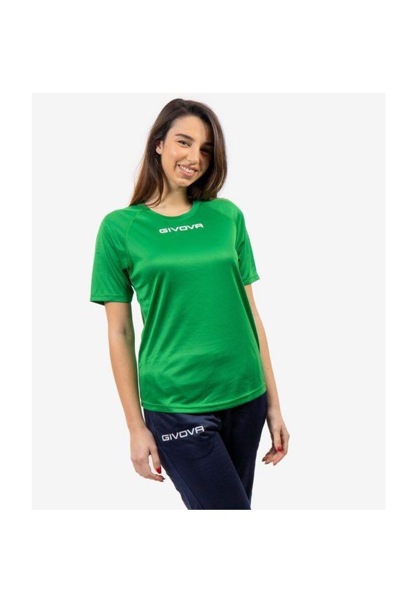 Koszulka piłkarska dla dorosłych Givova One. Kolor: wielokolorowy, zielony. Materiał: poliester. Sport: piłka nożna