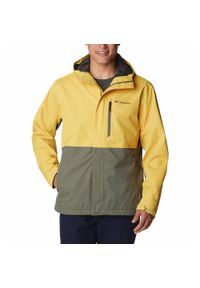 columbia - Kurtka Przeciwdeszczowa Męska Columbia Hikebound Jacket. Kolor: zielony, żółty, wielokolorowy