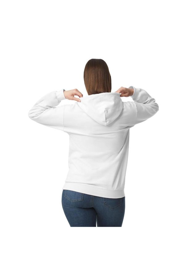 GILDAN - Bluza Z Kapturem Dla Dorosłych Unisex Softstyle Plain Fleece Midweight. Typ kołnierza: kaptur. Kolor: biały