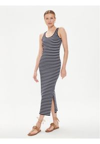 Vero Moda Sukienka letnia My Soft 10305782 Granatowy Tight Fit. Kolor: niebieski. Materiał: bawełna. Sezon: lato
