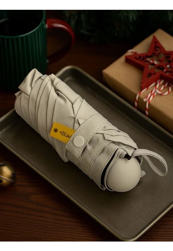 Sinsay - Parasol - kremowy. Kolor: kremowy