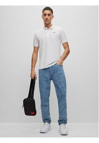 Hugo Polo Donos222 50466182 Biały Regular Fit. Typ kołnierza: polo. Kolor: biały. Materiał: bawełna #4